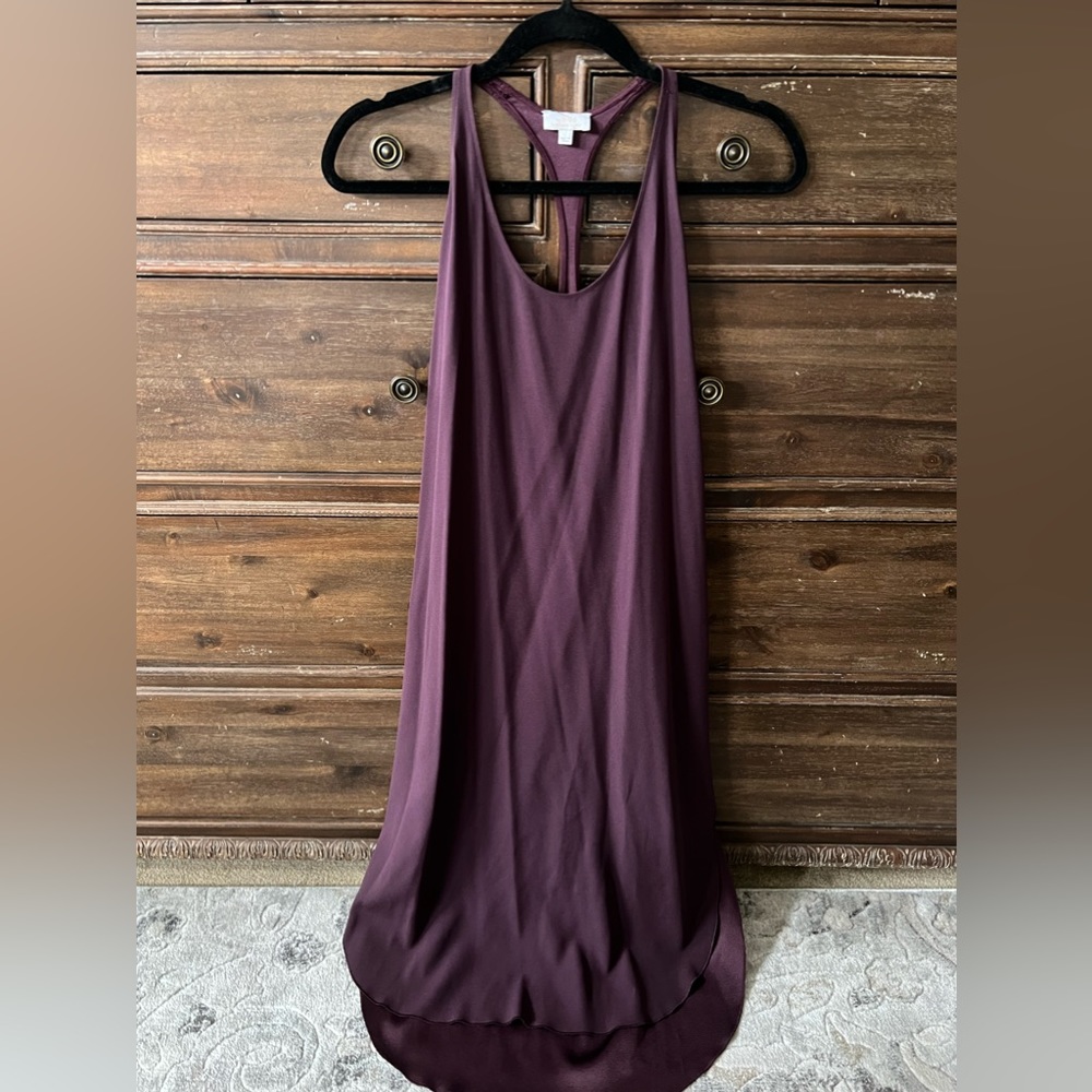 Aritzia Wilfred Midi Dress, Purple, Size Large